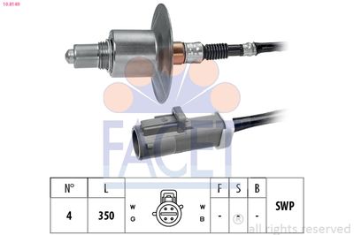 Oxygen Sensor FACET 10.8149