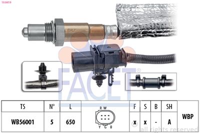 Oxygen Sensor FACET 10.8419