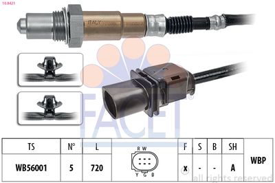 Oxygen Sensor FACET 10.8421