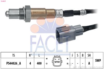 Oxygen Sensor FACET 10.8537