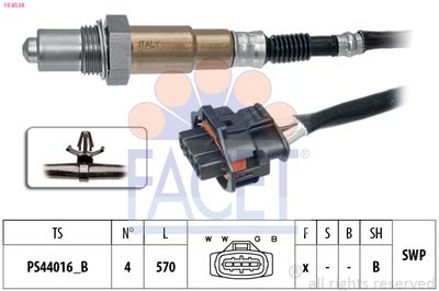 Oxygen Sensor FACET 10.8538