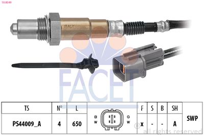 Oxygen Sensor FACET 10.8549