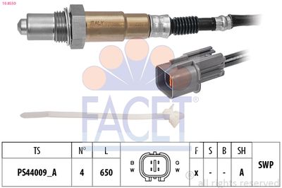 Oxygen Sensor FACET 10.8550