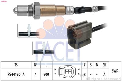 Oxygen Sensor FACET 10.8561
