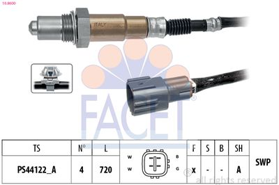 Oxygen Sensor FACET 10.8600