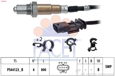 Oxygen Sensor FACET 10.8613
