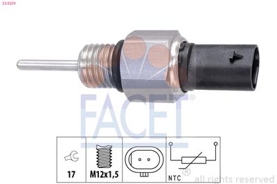 Sensor, exhaust gas temperature FACET 22.0259