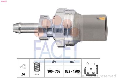 Sensor, oil pressure FACET 25.0029