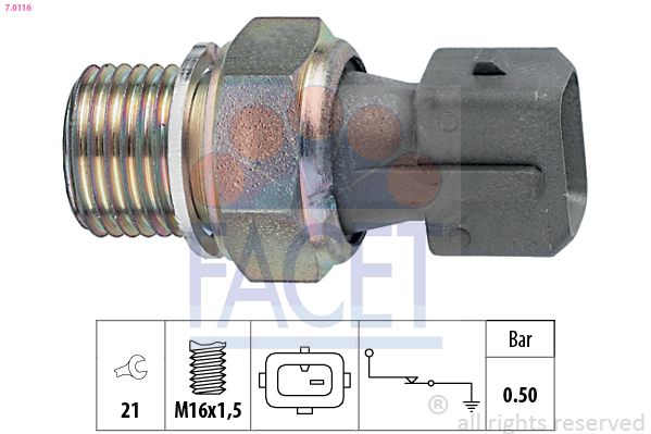 FACET 7.0116 Oil Pressure Switch