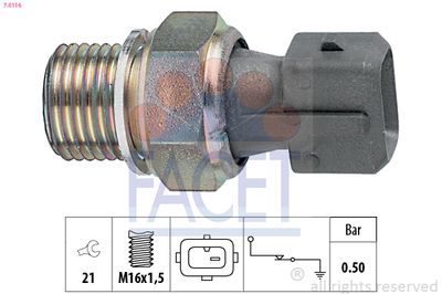 Oil Pressure Switch FACET 7.0116