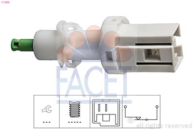 Stop Light Switch FACET 7.1068
