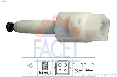 Stop Light Switch FACET 7.1126