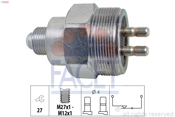 FACET 7.6324 Switch, reverse light