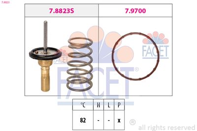 Thermostat, coolant FACET 7.8823