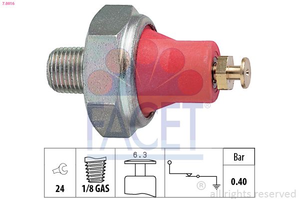 FACET 7.0016 Oil Pressure Switch