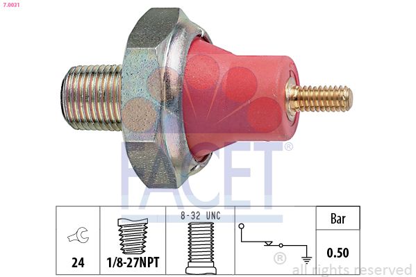 FACET 7.0031 Oil Pressure Switch