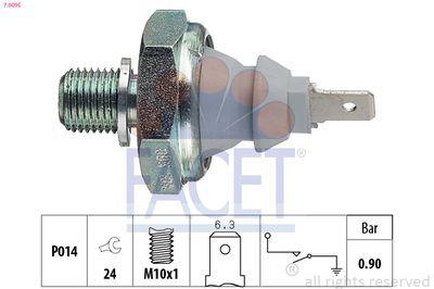 Oil Pressure Switch FACET 7.0095