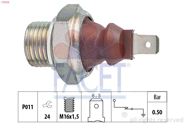 FACET 7.0124 Oil Pressure Switch