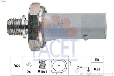 Oil Pressure Switch FACET 7.0134
