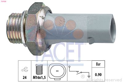 Oil Pressure Switch FACET 7.0150
