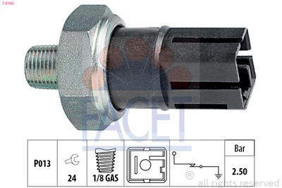 Oil Pressure Switch FACET 7.0160