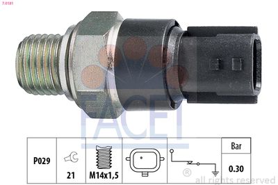 Oil Pressure Switch FACET 7.0181