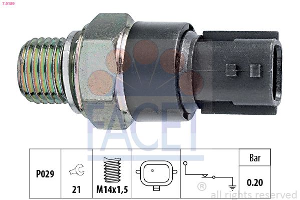 FACET 7.0189 Oil Pressure Switch
