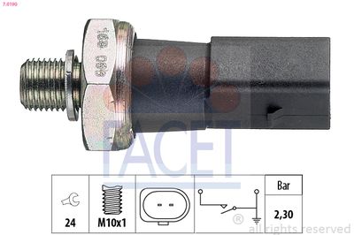 Oil Pressure Switch FACET 7.0190