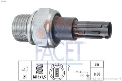 Oil Pressure Switch FACET 7.0203