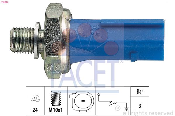 FACET 7.0212 Oil Pressure Switch