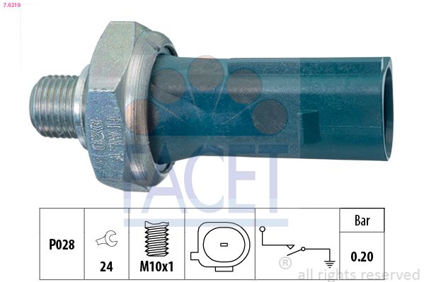 FACET 7.0219 Oil Pressure Switch