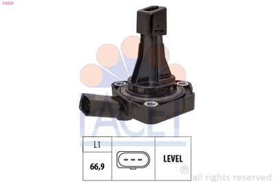 Sensor, engine oil level FACET 7.0224