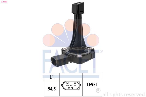 FACET 7.0225 Sensor, engine oil level