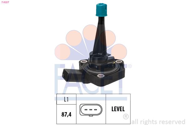 FACET 7.0227 Sensor, engine oil level