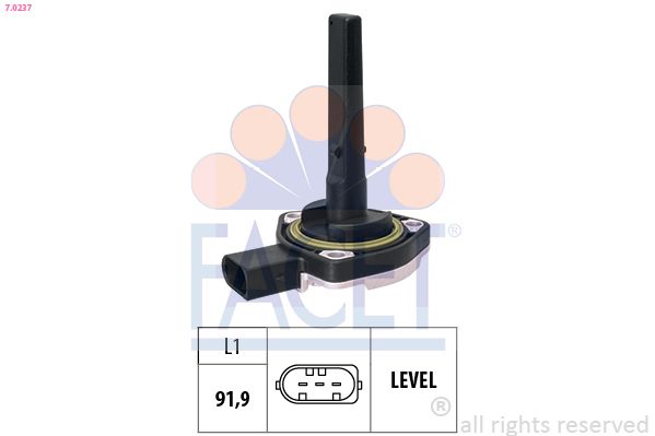 FACET 7.0237 Sensor, engine oil level
