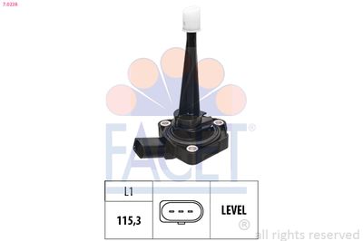 Sensor, engine oil level FACET 7.0238