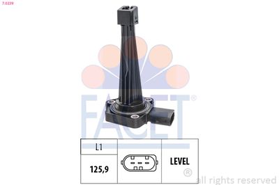 Sensor, engine oil level FACET 7.0239