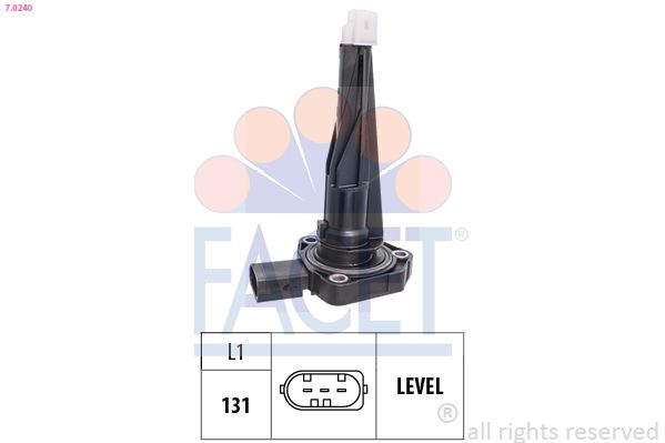 FACET 7.0240 Sensor, engine oil level
