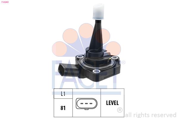 FACET 7.0243 Sensor, engine oil level