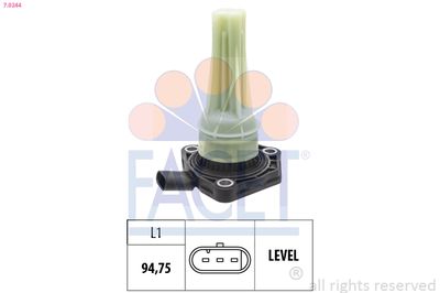 Sensor, engine oil level FACET 7.0244