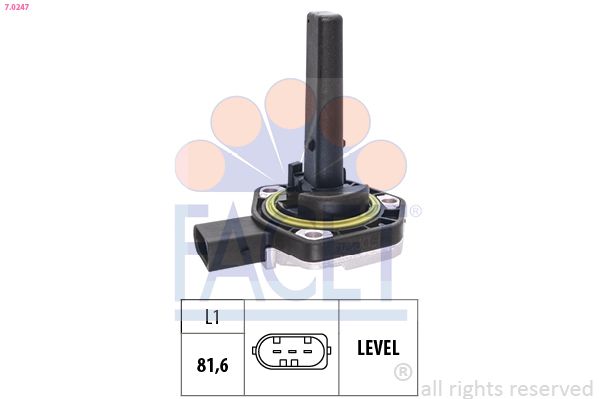 FACET 7.0247 Sensor, engine oil level