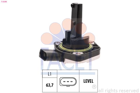 FACET 7.0248 Sensor, engine oil level
