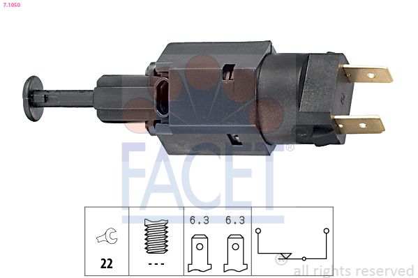FACET 7.1050 Stop Light Switch