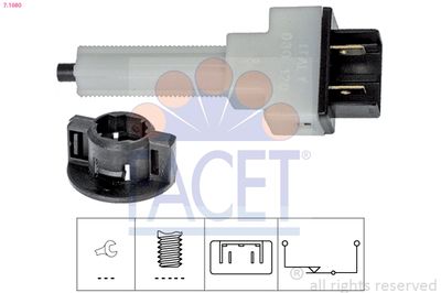 Stop Light Switch FACET 7.1080