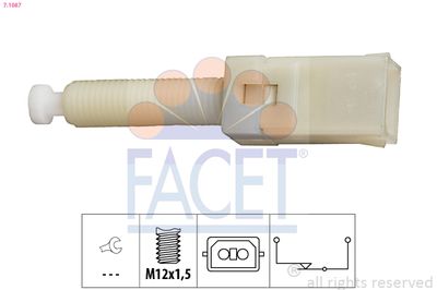 Stop Light Switch FACET 7.1087