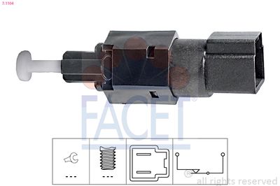 Stop Light Switch FACET 7.1104