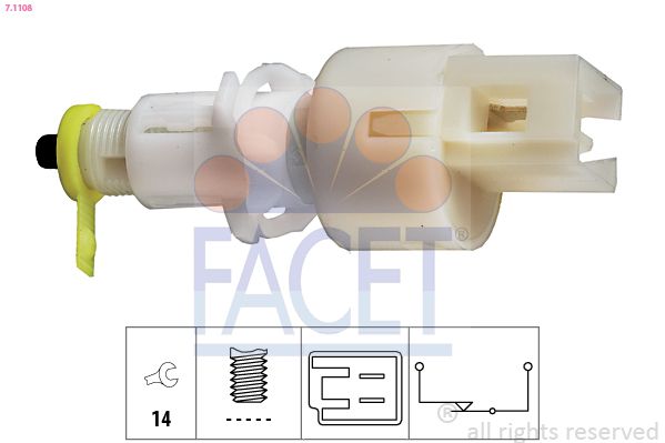 FACET 7.1108 Stop Light Switch