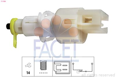 Stop Light Switch FACET 7.1108