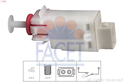 Switch, clutch control (cruise control) FACET 7.1123