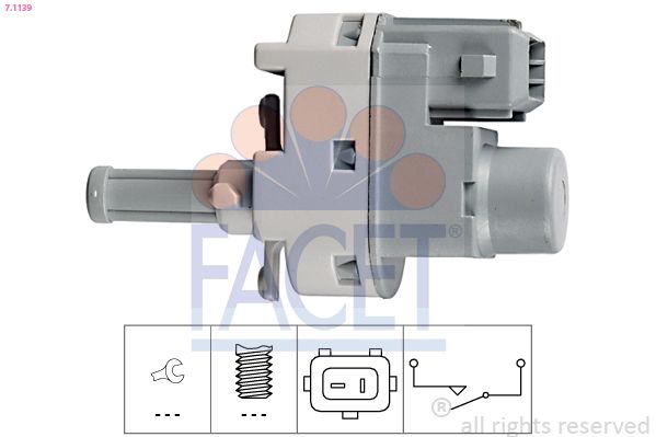 FACET 7.1139 Switch, clutch control (cruise control)